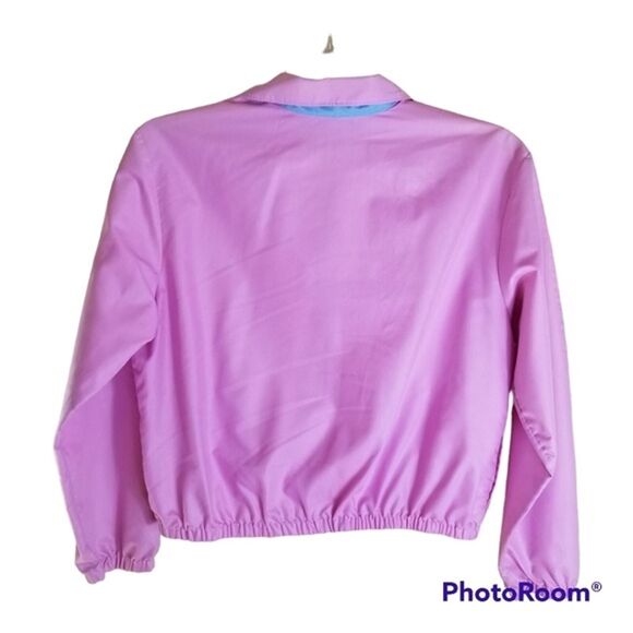 Windbreaker Jacket and Pants Women's Pink Set Vintage Size 14 Fits Like Size 10 - Picture 5 of 9